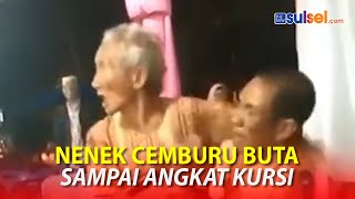 Viral, Pasangannya Diajak Nyanyi Biduan, Nenek Cemburu Buta, Sampai Angkat Kursi
