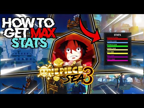 [AOPG] How To Get Max Stats In All Seas In A One Piece Game | Roblox