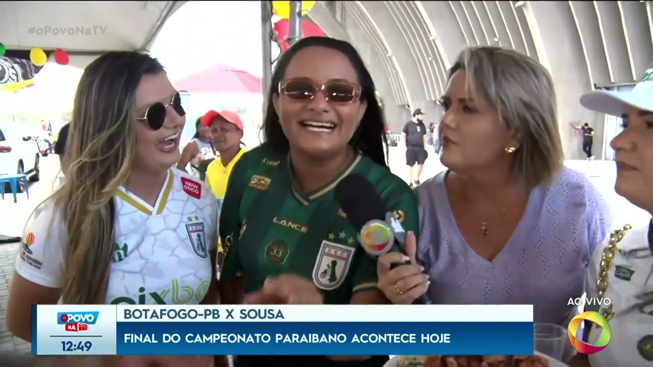 Botafogo x Sousa: final do Campeonato Paraibano acontece hoje - O Povo na TV