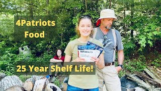 4Patriots Food Review | 4 Week Survival Food Kit | Stocking Up | 25 Year Shelf Life!