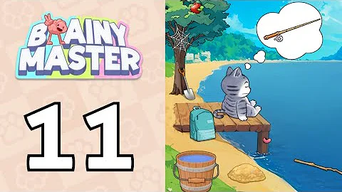 Brainy Master Tricky Story Level 11 Help The Cat Catch Fish