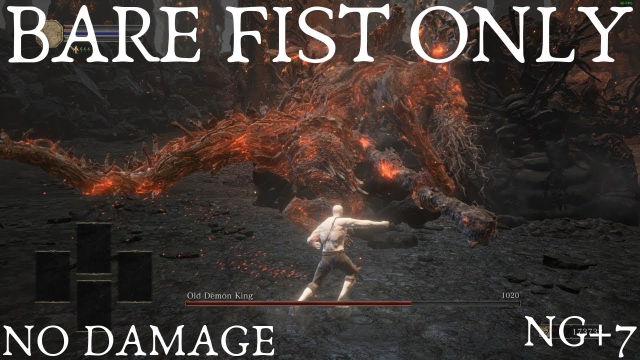 Dark Souls 3 - Old Demon King (BARE FIST ONLY) NG+7 *No Damage
