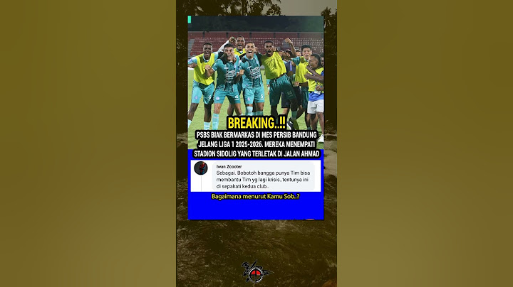 PSBS BIAK KUASAI MES PERSIB BANDUNG❗MARKAS BARU BADAI PASIFIK BIKIN KAGET!  #viralshorts