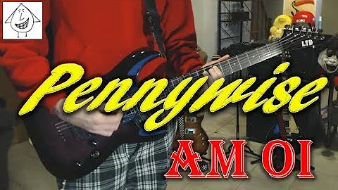 Pennywise - Am Oi - Punk Guitar Cover (guitar tab in description!)