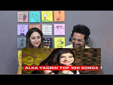 Pakistani Reacts to Top 100 Songs Of Alka Yagnik | Random 100 Hit Songs Of Alka Yagnik