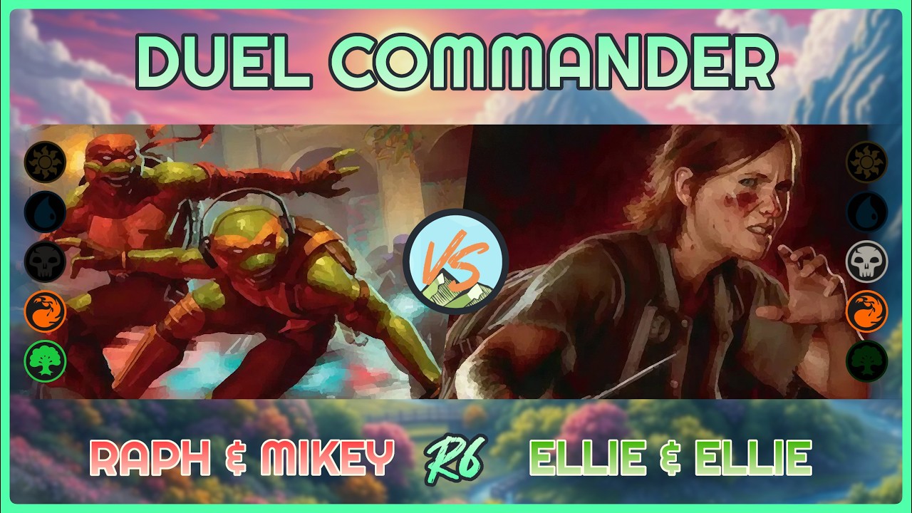 Raph & Mikey vs. Ellie & Ellie - LTC#11 Rebound -  R6 - Duel Commander│MTG│bitzelberg thumbnail