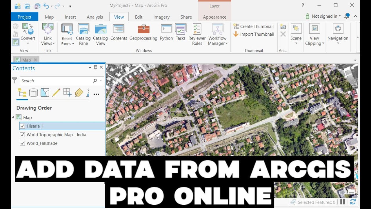 Add data from ArcGIS Online Adding data from ArcGIS Online into an ...