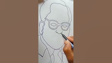 Dr BR Ambedkar painting #Dr BR Ambedkar drawing #easy#short