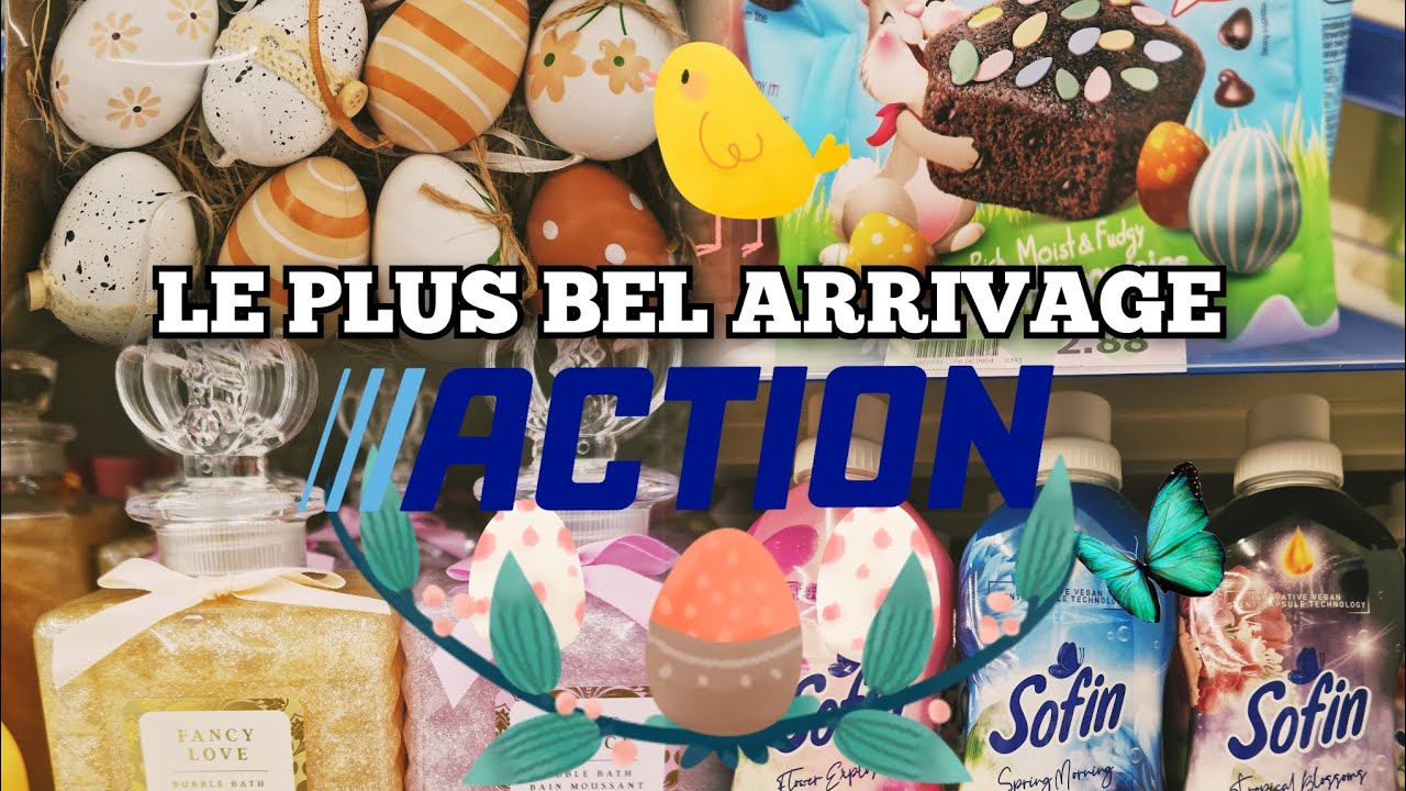 🛒MEGA ARRIVAGE ACTION✨️NOUVEL ASSOUPLISSANT AUX PLANTES 🌿DÉCO DE PÂQUES 🐰