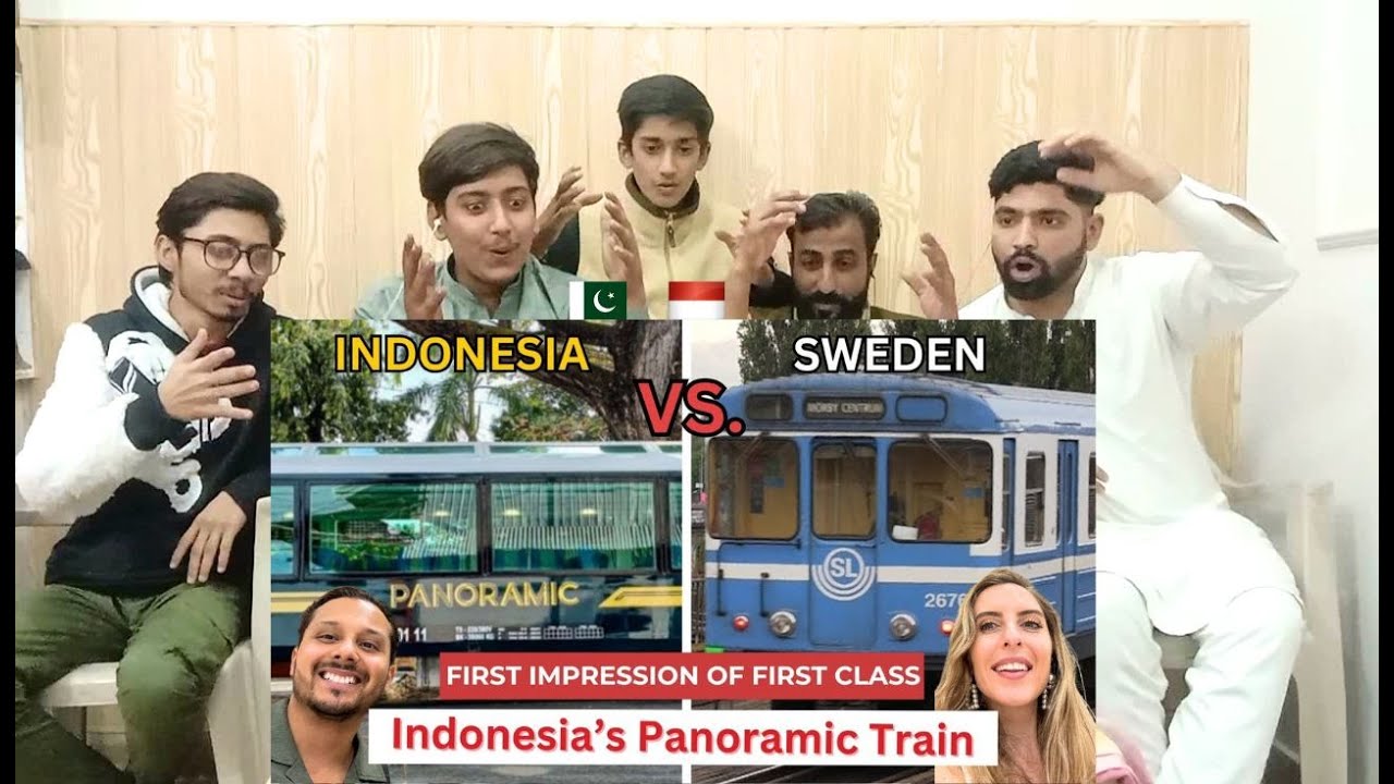 SWEDEN could NEVER compete with Indonesia's Luxury Trains 🇮🇩 Panoramic | Pakistani Reaksi | D-R-RUE