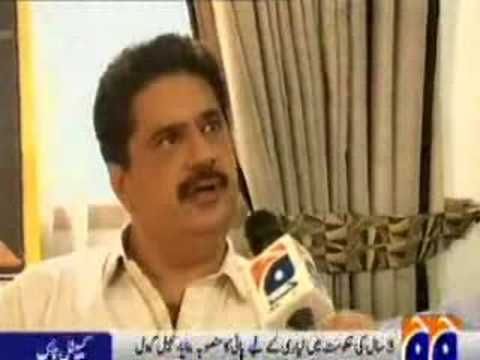 Sardar Nabil Ahmed Khan Gabol & Hamid Mir (Geo) in...