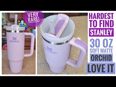 Very Rare Stanley 30 oz Soft Matte Tumbler Orchid Hardest To Find