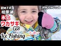 【福島県桧原湖】おじいちゃんと氷上ワカサギ釣り【国際ファミリー】Ice Fishing with Grandad at Lake Hibara, Fukushima【Global family 】