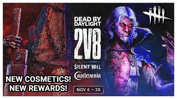 DEAD BY DAYLIGHT KONAMI 2V8! SILENT HILL & CASTLEVANIA! NEW COSMETICS & REWARDS! #EARLYACCESS