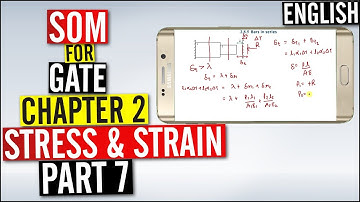 Chapter 2 | Stress and strain Part 7 | SOM | Atharva Gate Academy