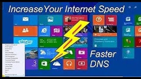 How to Iincrease Internet Speed in Windows 8.1 with Google DNS - Free & Easy #popinz