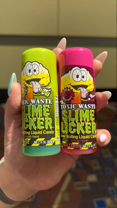 Black Cherry and Sour Apple Slime Lickers - Time 4 Toys