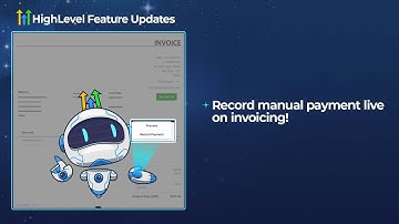 Record manual payment live on invoicing!
