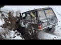 Off road  parva off road  patroltoyota jeep m57  topoffroadromania snow maxxis