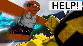Dumbest Moments of The Strongest Battlegrounds.. (Roblox Funny Moments)