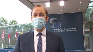 Susisiekimo Ministro M. Skuodžio Komentaras Žiniasklaidai Prieš Tte Tarybos Posėdį Liuksemburge.