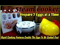 Promo Plus Eggs Steaming Device 7 Eggs Capacity Cooker Light Indicater Boil Dry Safety Feature