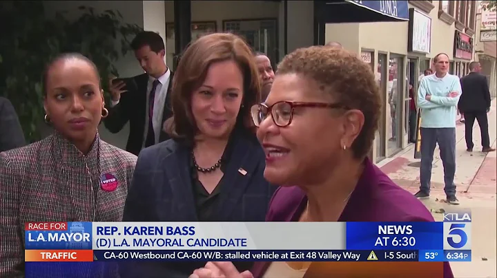 L.A. mayoral candidate Karen Bass holds watch party on election night