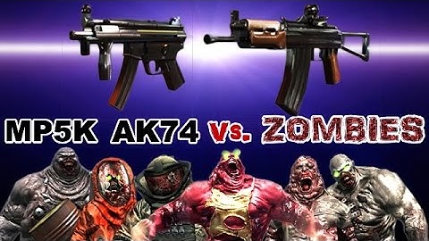 Dead Trigger 2 MP5K AK74 Mk10 vs. Zombies HD