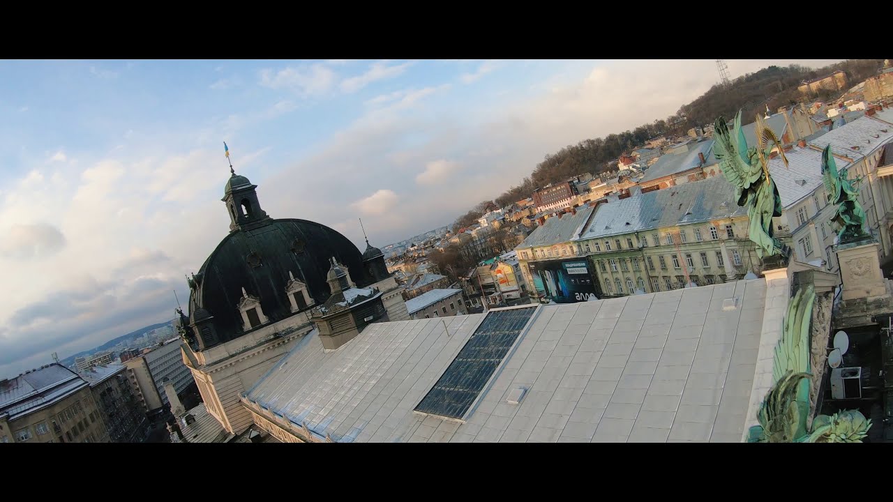 #fpv #lviv #ukraine #drone LVIV city centre - made by FPV картинки