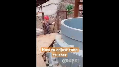 How to adjust cone crusher cavity and control the product size? Here we go. #conecrusher