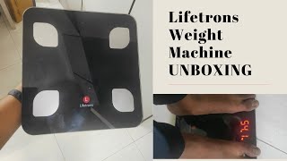 Lifetrons smart body weight machine  - UNBOXING | HINDI | MOBILE VIEW screenshot 5