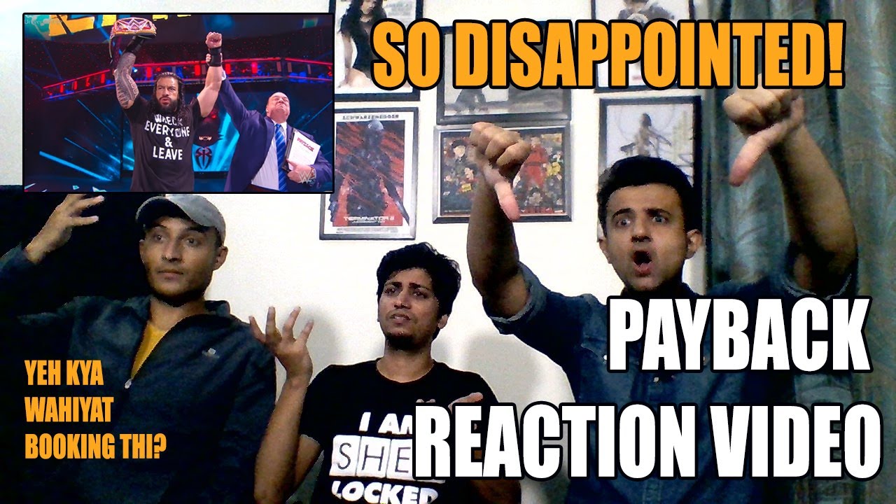 Roman Reigns Payback LIVE Reaction  ! The Fiend Vs Braun Strowman.