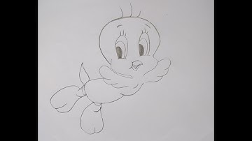 How to Draw Tweety Bird | Easy step-by-step drawing lessons for kids