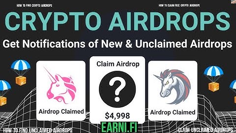How To Find Unclaimed Airdrops On Your Crypto Wallets | Earni.fi
