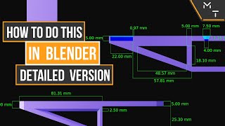 Detailed Version Of How To Create A Technical Drawing In Blender 2.9+