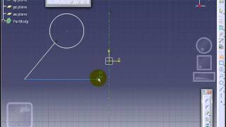Catia V5 - Sketcher - Operation - Mirror + Symmetry