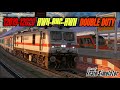 🔴MSTS🚂 Sunrise to Moonlight 12019–12020 HWH–RNC–HWH Shatabdi Express | DOUBLE DUTY RUN #train#shorts