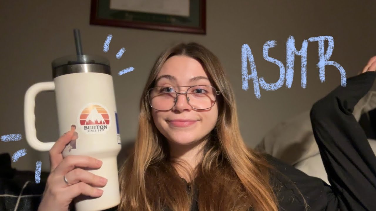Un asmr bien random para que te duermas🎀🪭🤍🥤
