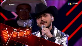 Video thumbnail of "Christian Nodal - Adiós Amor | La Voz México"