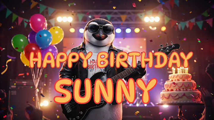 Happy Birthday Sunny