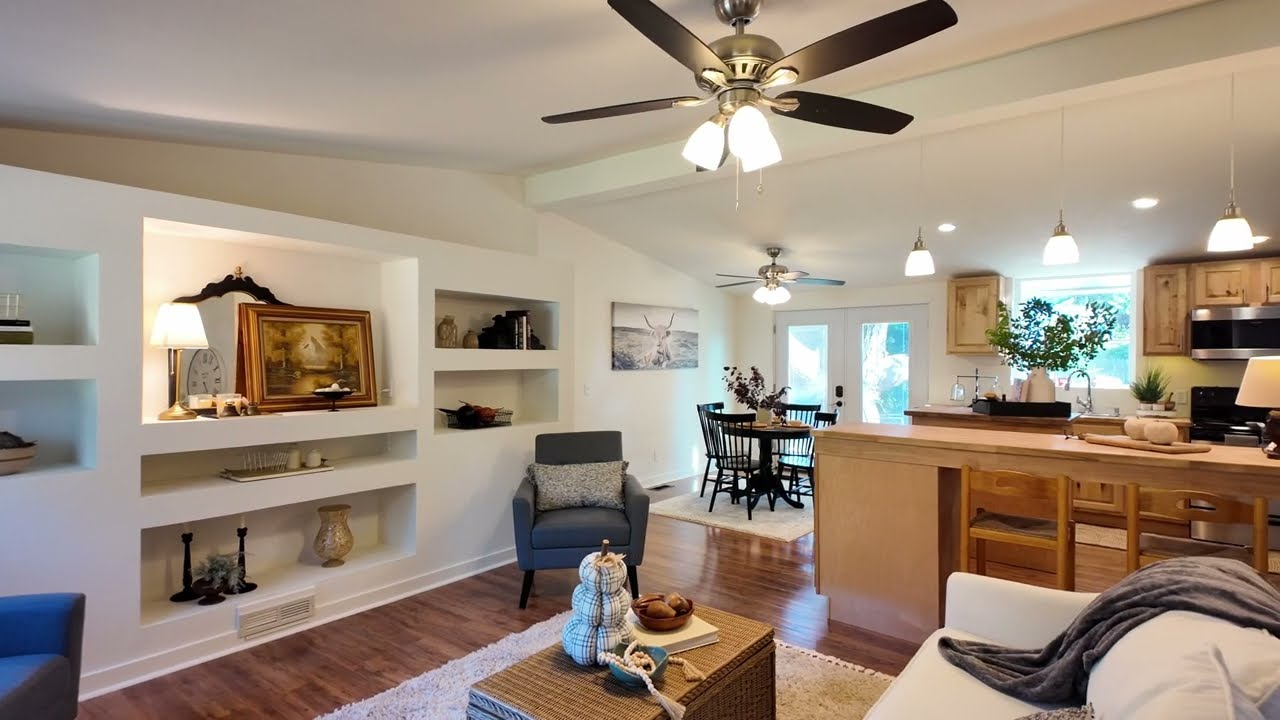 3-bed 2-bath real estate video walkthrough, cinematic