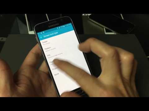 Galaxy S6 / S6 Edge: How to Setup Password (Pin, Pattern, Fingerprint, etc)