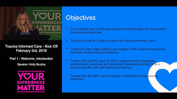 Introduction to Trauma Informed Care