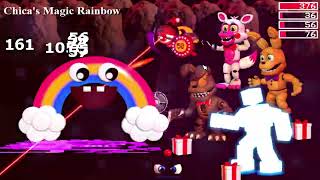 FNaF World Trying to defeat Chica's Magic Rainbow