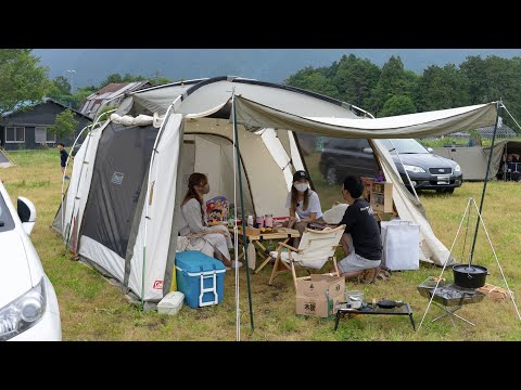 【キャンプ女子】ファミリーテントでお洒落姉妹キャンプ🏕️過去動画#3