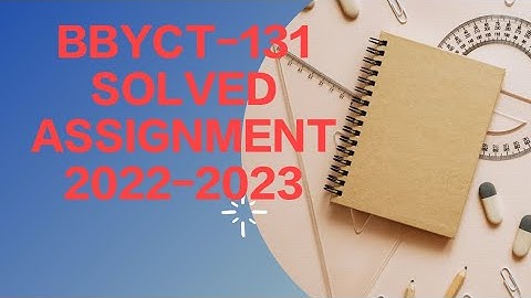 IGNOU assignment solutions BBYCT-131 | IGNOU assignment solved 2022-2023| solved assignment botany