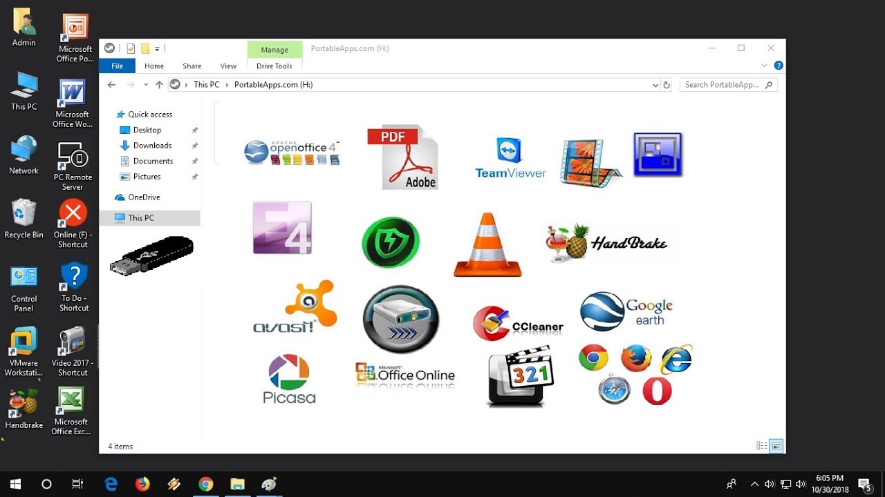 How To Install Apps/Softwares In Pen Drive & Use Anywhere - Youtube