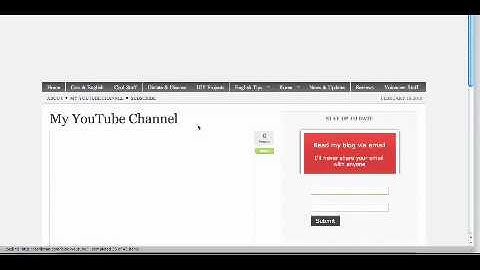 Embed YouTube Channel to Page on WordPress Site