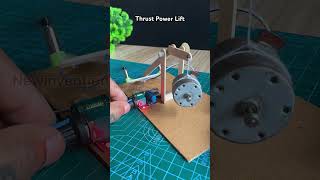 Thrust power lift || dc moter project #new #experimnent #science #diy #project #thrust #newinvention
