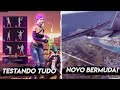 TESTEI TUDO! NOVO BERMUDA REMASTERIZADO, NOVOS EMOTES, PERSONAGENS, PET, NOVAS ARMAS E MUITO MAIS!